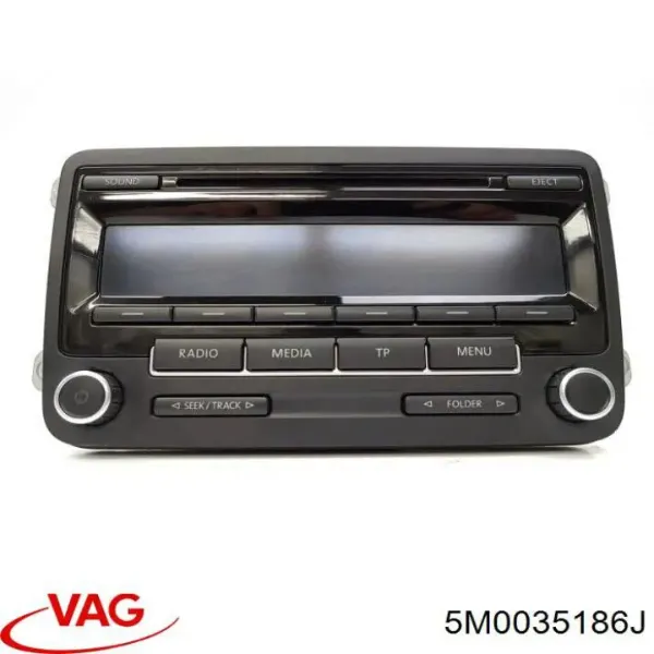 Compre 5M0035186J VAG Aparelhagem de som (rádio AM/FM), universal
