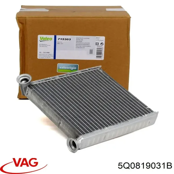 Compre 5Q0819031B VAG Radiador de forno (de aquecedor)