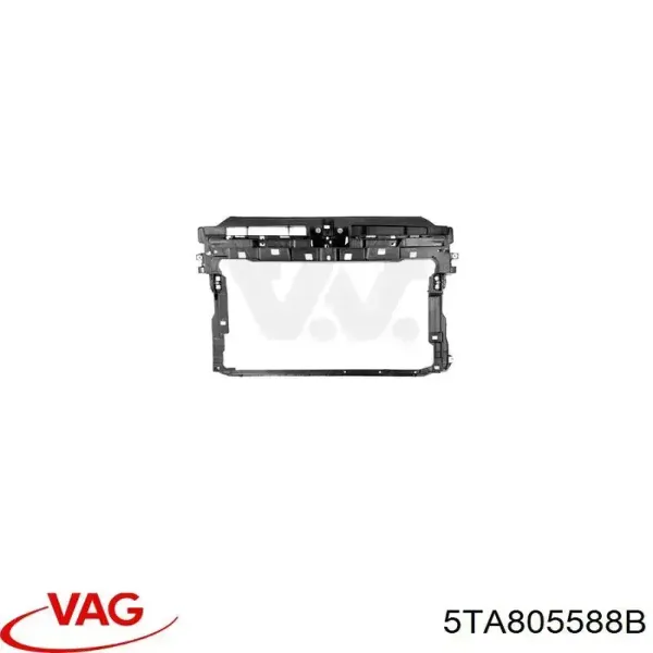 Suporte do radiador montado (painel de montagem de fixação das luzes) 5TA805588B VAG