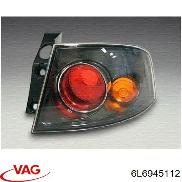 Lanterna traseira direita externa 6L6945112 VAG