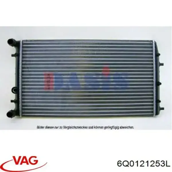 Radiador de esfriamento de motor 6Q0121253L VAG