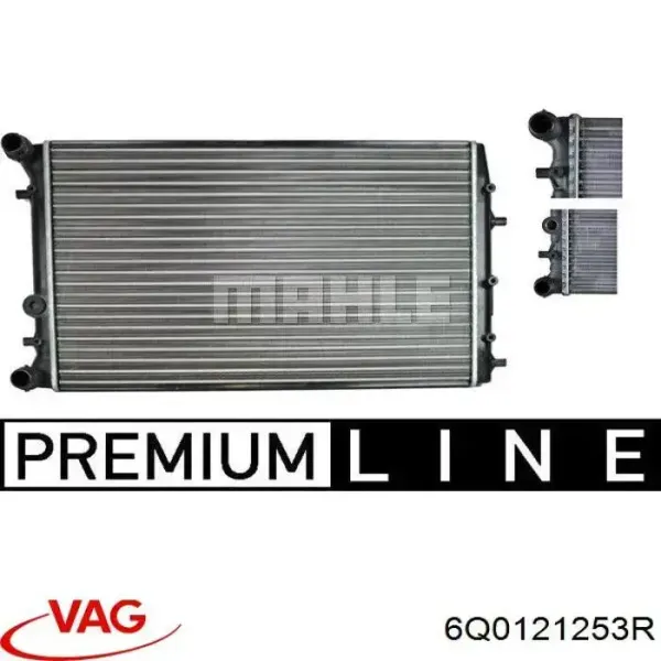 Radiador de esfriamento de motor 6Q0121253R VAG