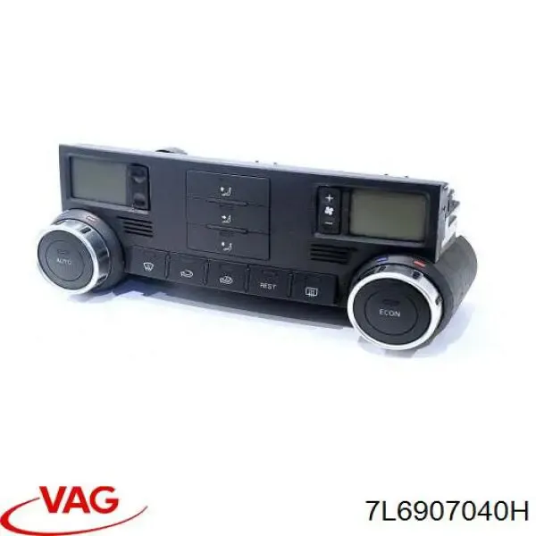 Unidade de controlo dos modos de aquecimento/condicionamento 7L6907040H VAG