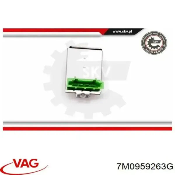 Resistor (resistência) de ventilador de forno (de aquecedor de salão) 9550KST3 Polcar