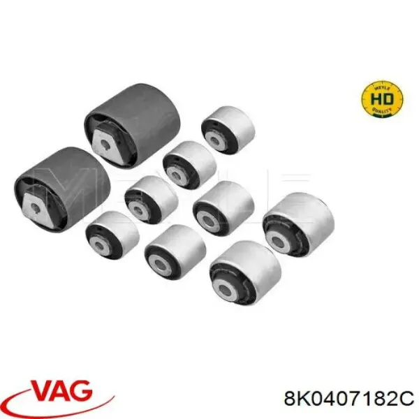 8K0407182C VAG Bloco silencioso dianteiro do braço oscilante inferior