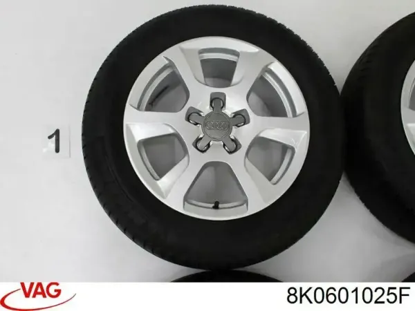 Discos de roda de aleação ligeira (de aleação ligeira, de titânio) VAG 8K0601025F preço, a partir de