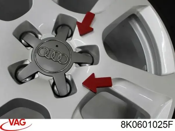 Compre 8K0601025F VAG Discos de roda de aleação ligeira (de aleação ligeira, de titânio)