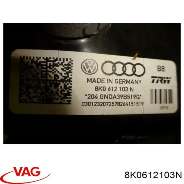 Reforçador dos freios a vácuo para Audi A4 B8 8K2