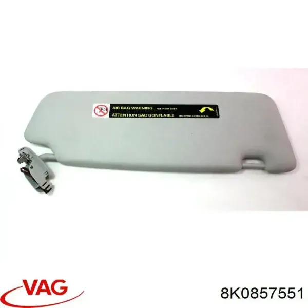 Pala contra o sol Audi A4 B8 sedan (8K2) (2007 - 2015) preço, a partir de