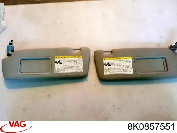 Pala contra o sol Audi A4 B8 sedan (8K2) (2007 - 2015) preço, a partir de