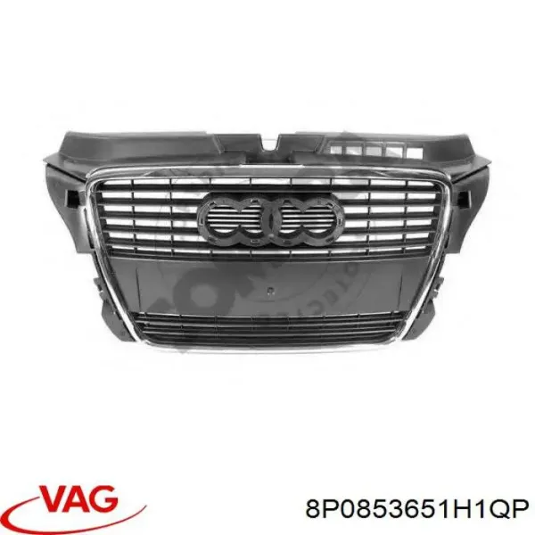 Grelha do radiador Audi A3 Sportback