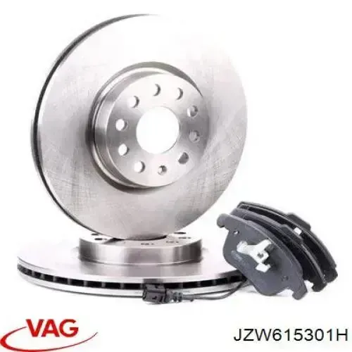 Disco do freio dianteiro VAG JZW615301H preço, a partir de