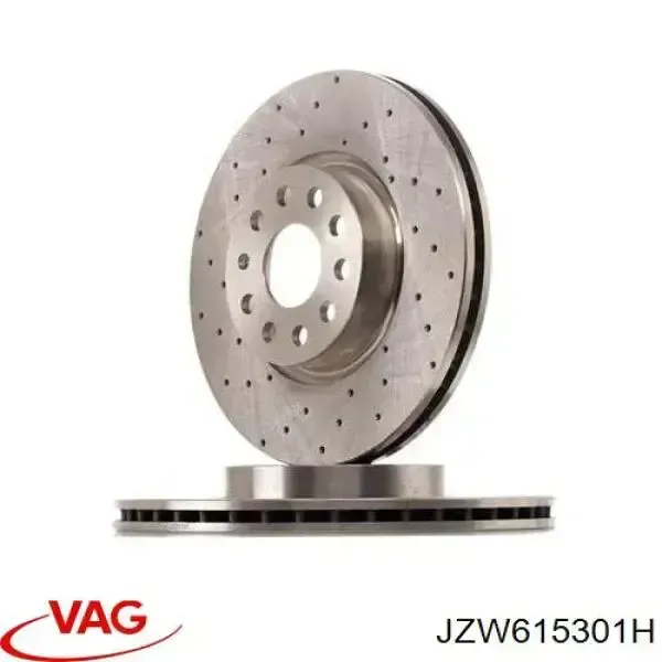 Disco do freio dianteiro VAG JZW615301H