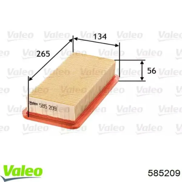 Filtro de ar 585209 VALEO