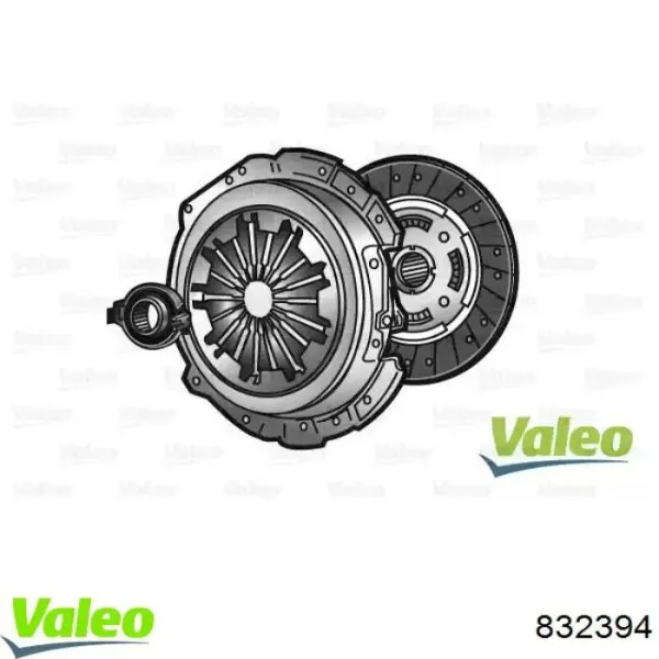 Kit de embraiagem (3 peças) 832394 VALEO