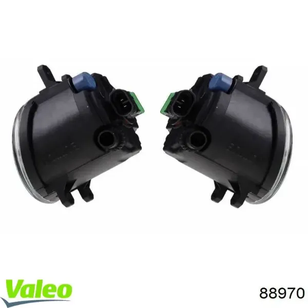 Luzes de nevoeiro direitas 88970 VALEO