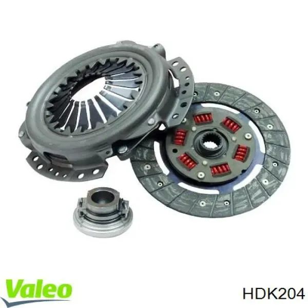 Kit de embraiagem (3 peças) HDK204 VALEO