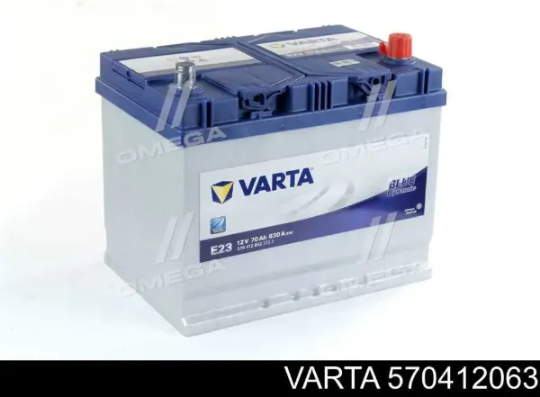 Bateria recarregável (PILHA) 570412063 Varta
