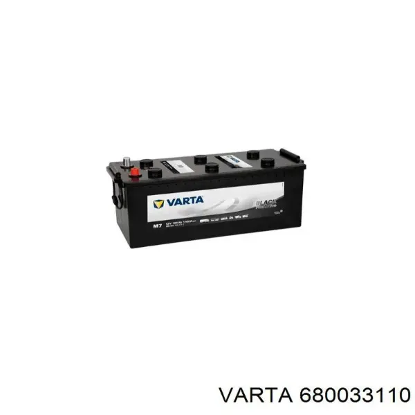 Bateria recarregável (PILHA) 680033110 Varta