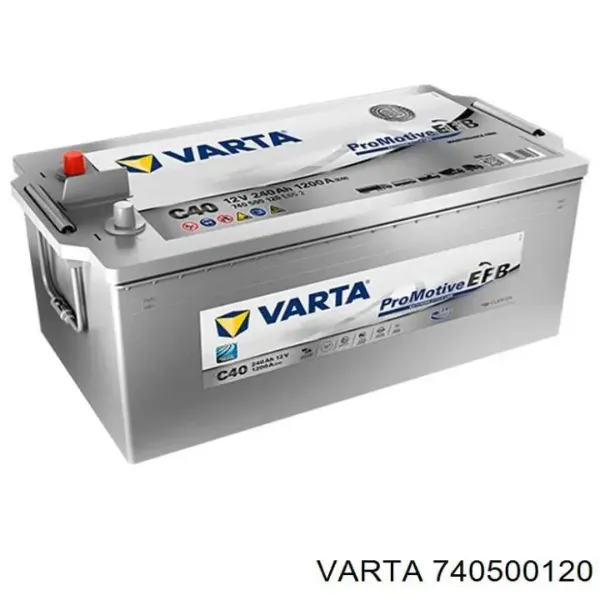 Bateria recarregável (PILHA) 740500120 Varta