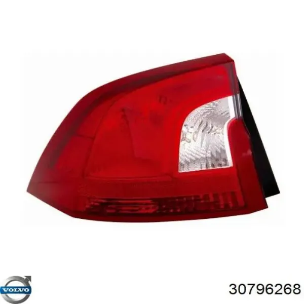 Lanterna traseira direita externa 30796268 Volvo