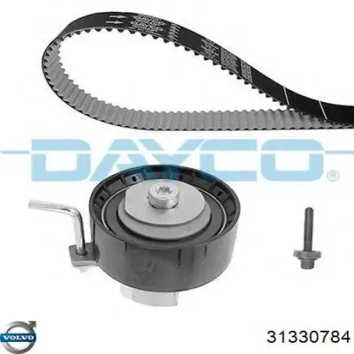 Correia do mecanismo de distribuição de gás, kit 31330784 Volvo