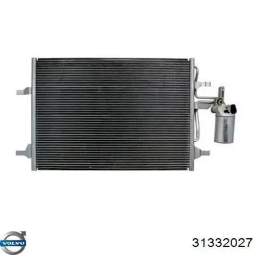 Radiador de aparelho de ar condicionado 31332027 Volvo