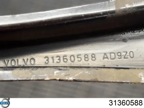 Braço oscilante de suspensão traseira transversal 31360588 Volvo