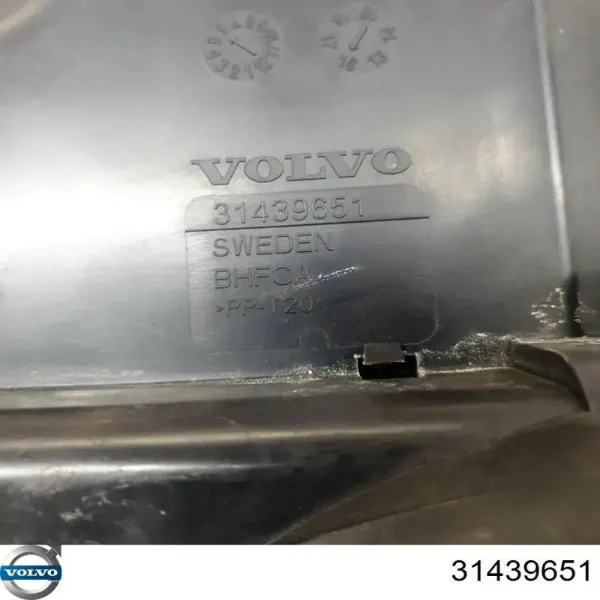 Ressonador de filtro de ar 31430159 Volvo