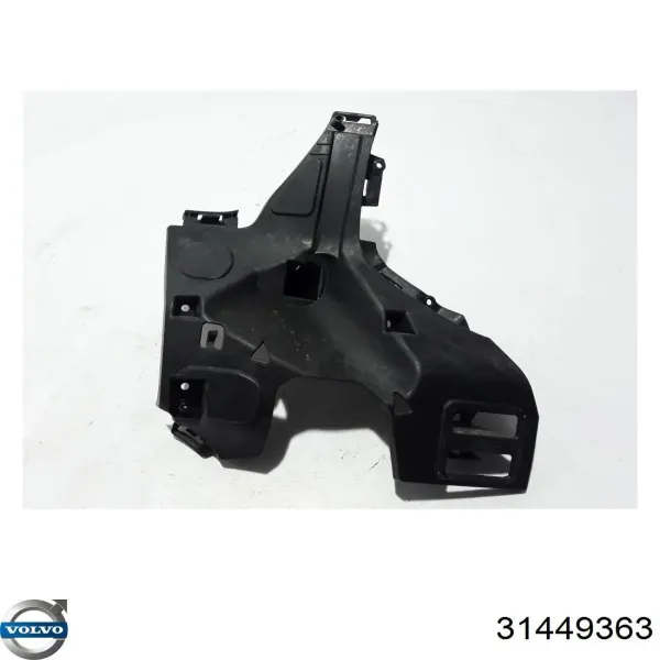 Consola externa direita do pára-choque dianteiro 31449363 Volvo