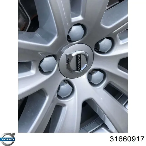 Calota de parafuso de roda 31660917 Volvo