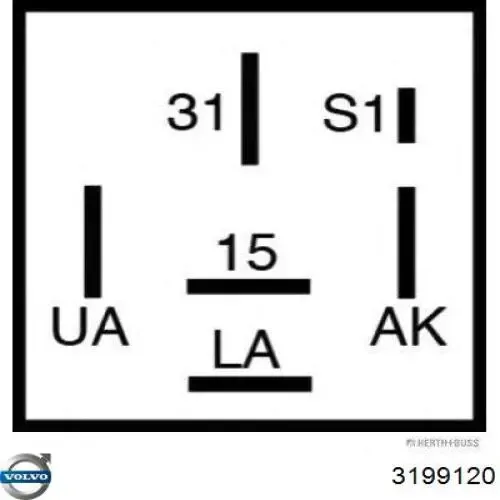 Relê de corrente alta 4460160020 Wabco