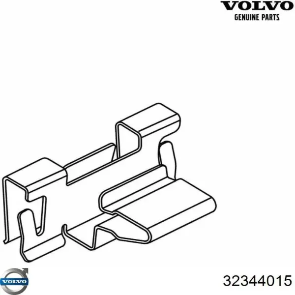 Montante de estabilizador dianteiro 32344015 Volvo