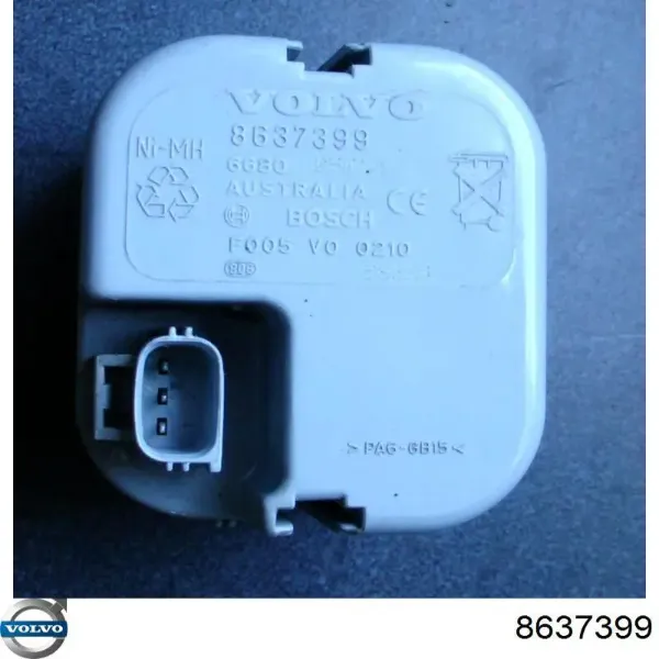 Sirene do sistema anti-roubo 8637399 Volvo