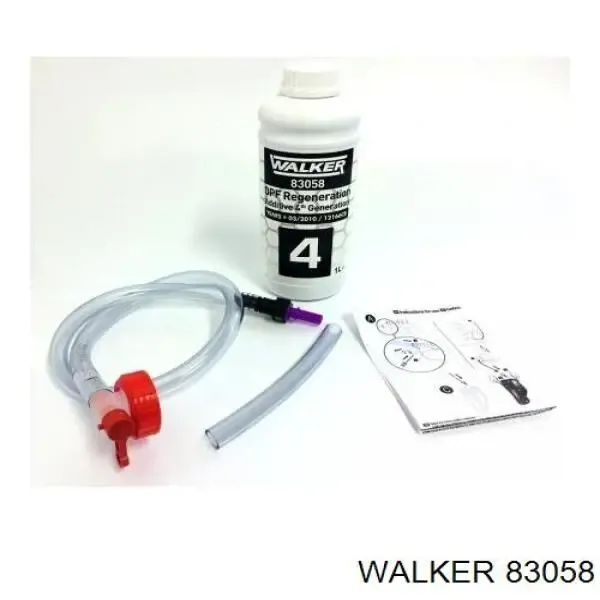 Fluido para a limpeza de filtros de fuligem 83058 Walker