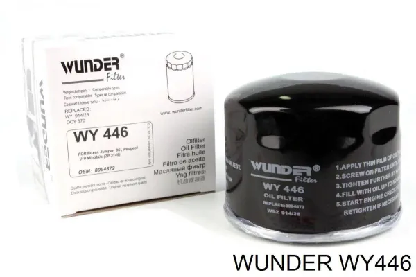 Filtro de óleo WY446 Wunder