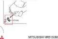 Sensor de temperatura de ar no salão Mitsubishi Outlander II XL