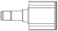 Junta homocinética interna dianteira Mercedes A W169