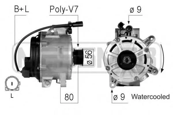 Gerador 94860301505 VAG