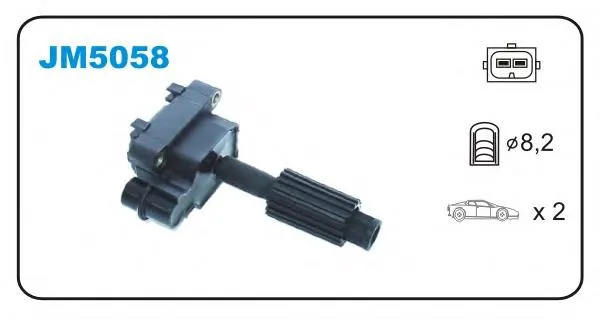 Bobina de ignição JM5058 Janmor