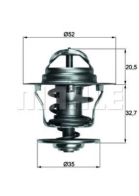 TX1288D Mahle Original