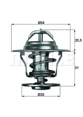 TX1387D Mahle Original