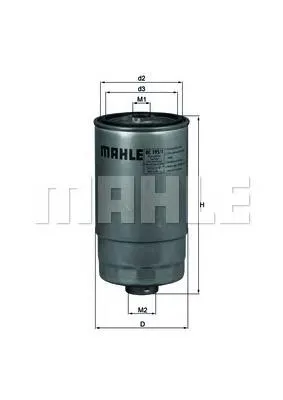 Filtro de combustível KC1951 Mahle Original