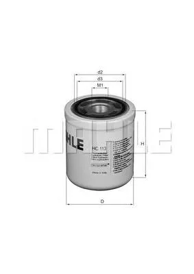 Filtro da Caixa Automática de Mudança HC113 Mahle Original