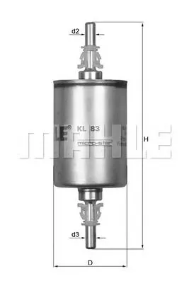 Filtro de combustível Fiat Brava 182