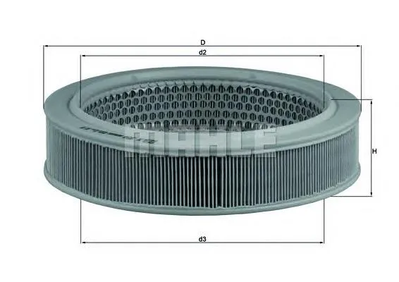Filtro de ar LX354 Mahle Original