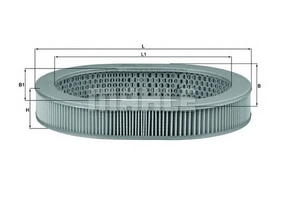 Filtro de ar LX1043 Mahle Original