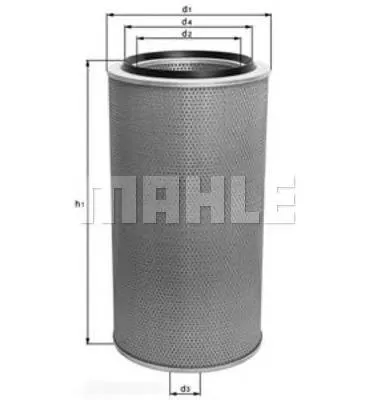 Filtro de ar LX584 Mahle Original