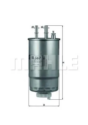 Filtro de combustível Fiat Fiorino 225