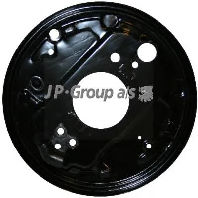 Disco de suporte de tambor do freio traseiro esquerdo 1164300170 JP Group